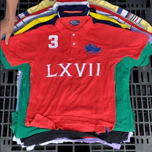 Comprar POLOS DE MARCA PREMIUM al por Mayor por Kilos – Europe