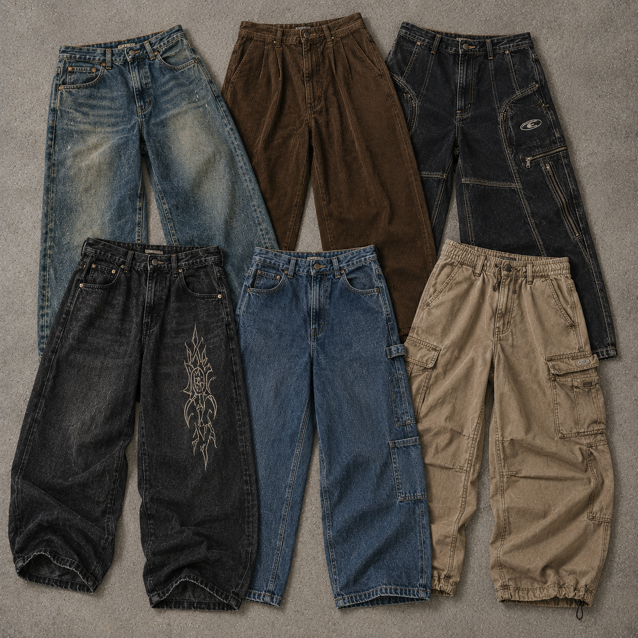Mix Pantalones Vintage Premium